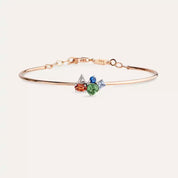 1.31 CT Elmas ve Multicolor Safir Taşlı Bileklik