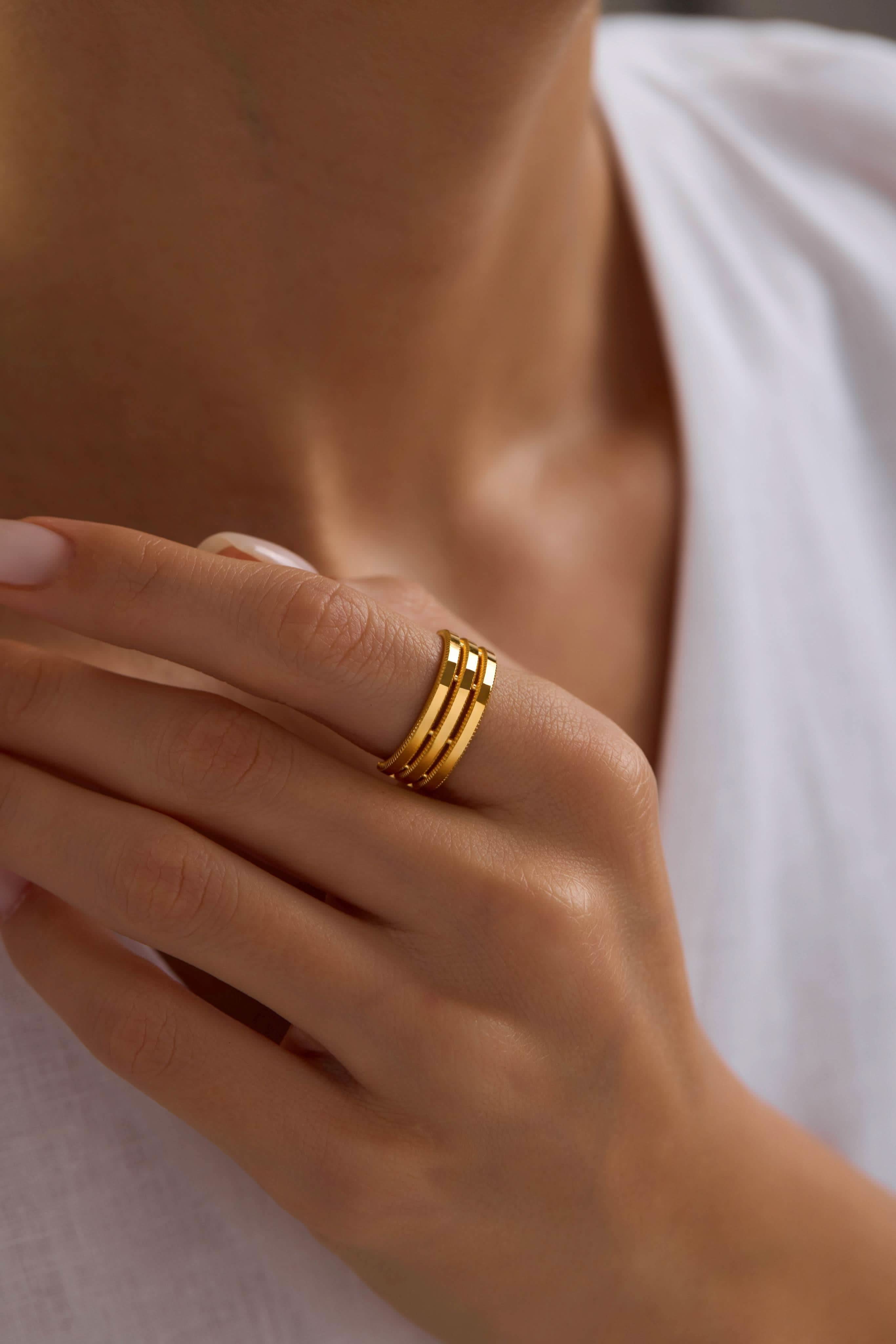 14 Ayar Ajda Altın Yüzük