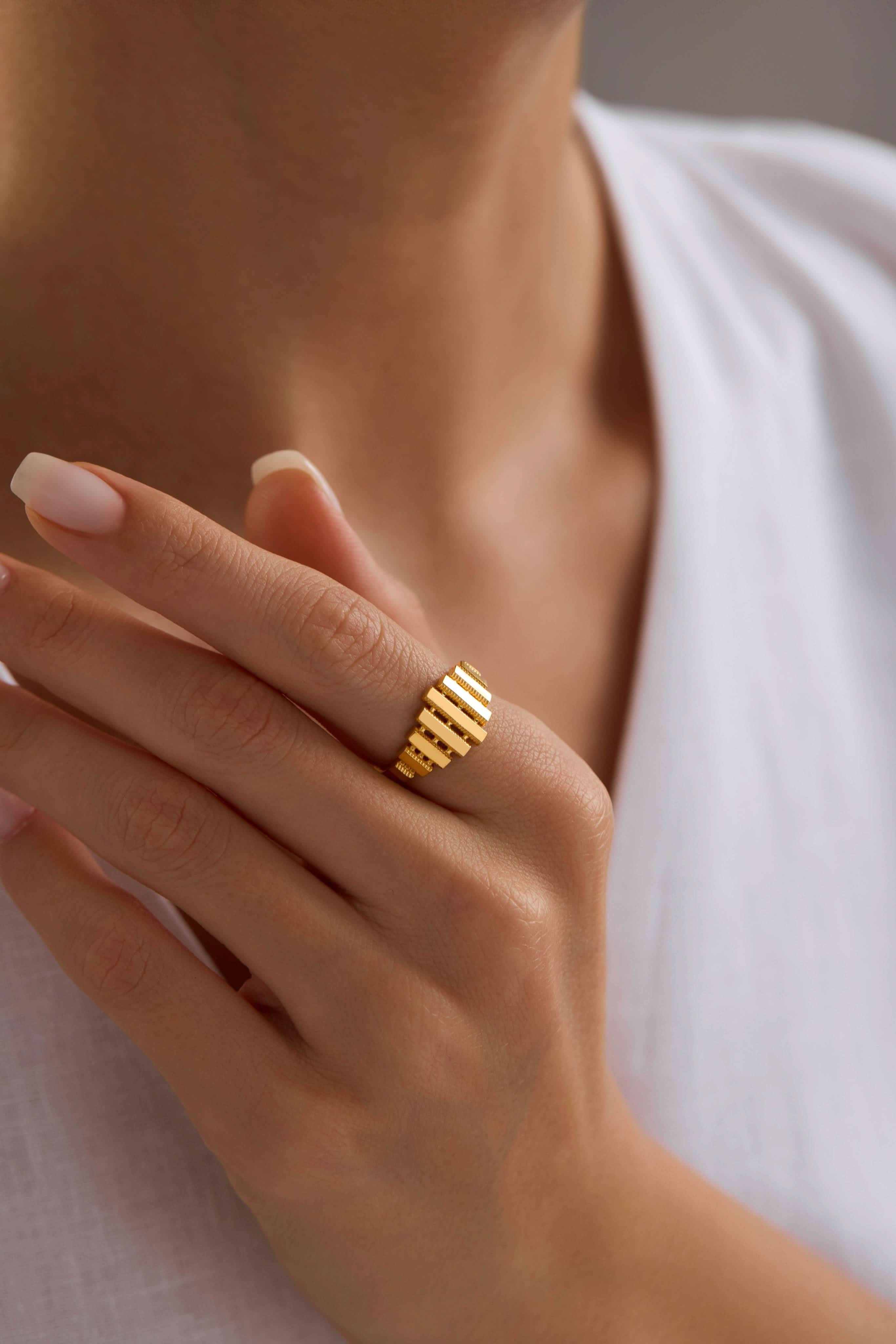 14 Ayar Ajda Altın Yüzük