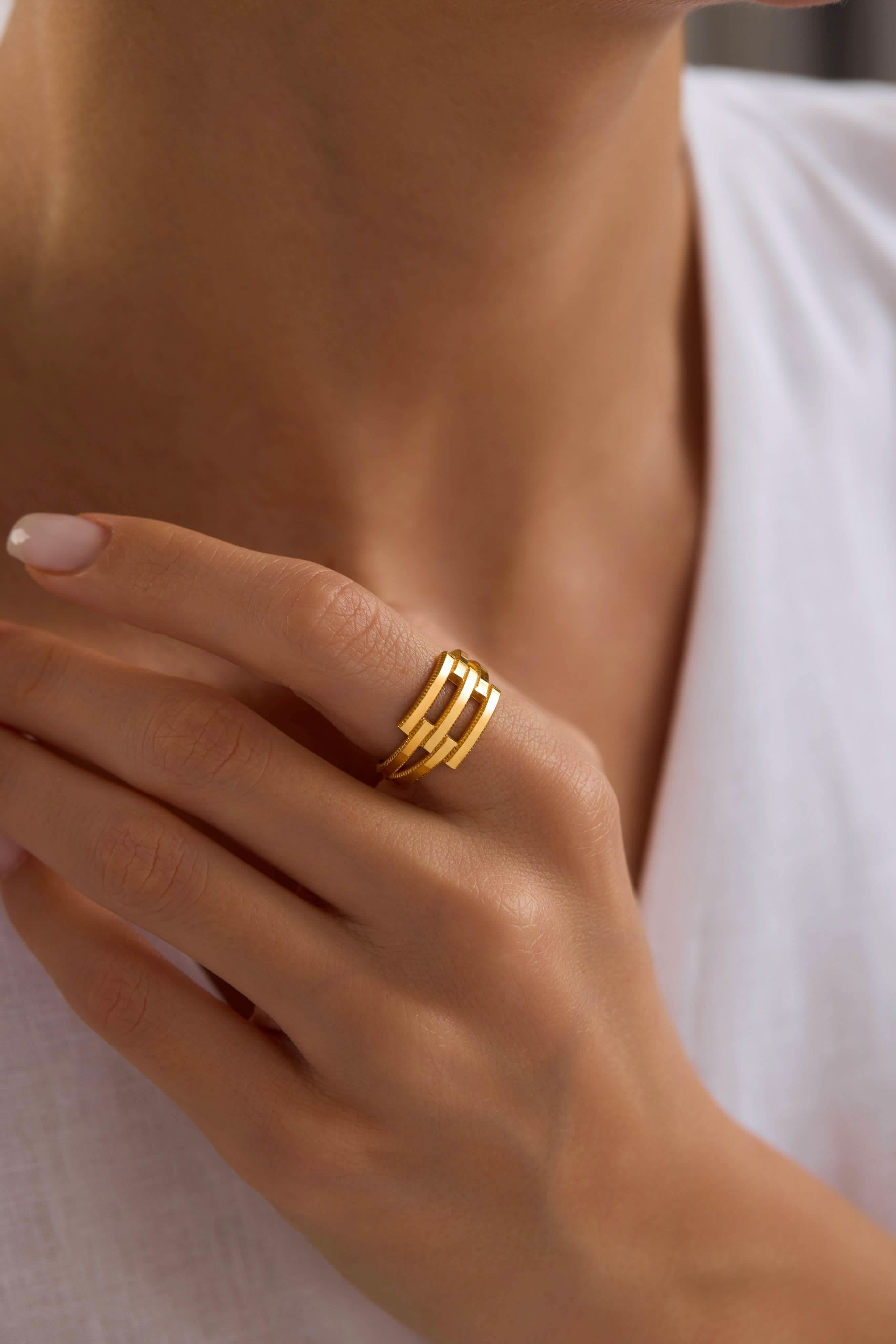 14 Ayar Ajda Altın Yüzük