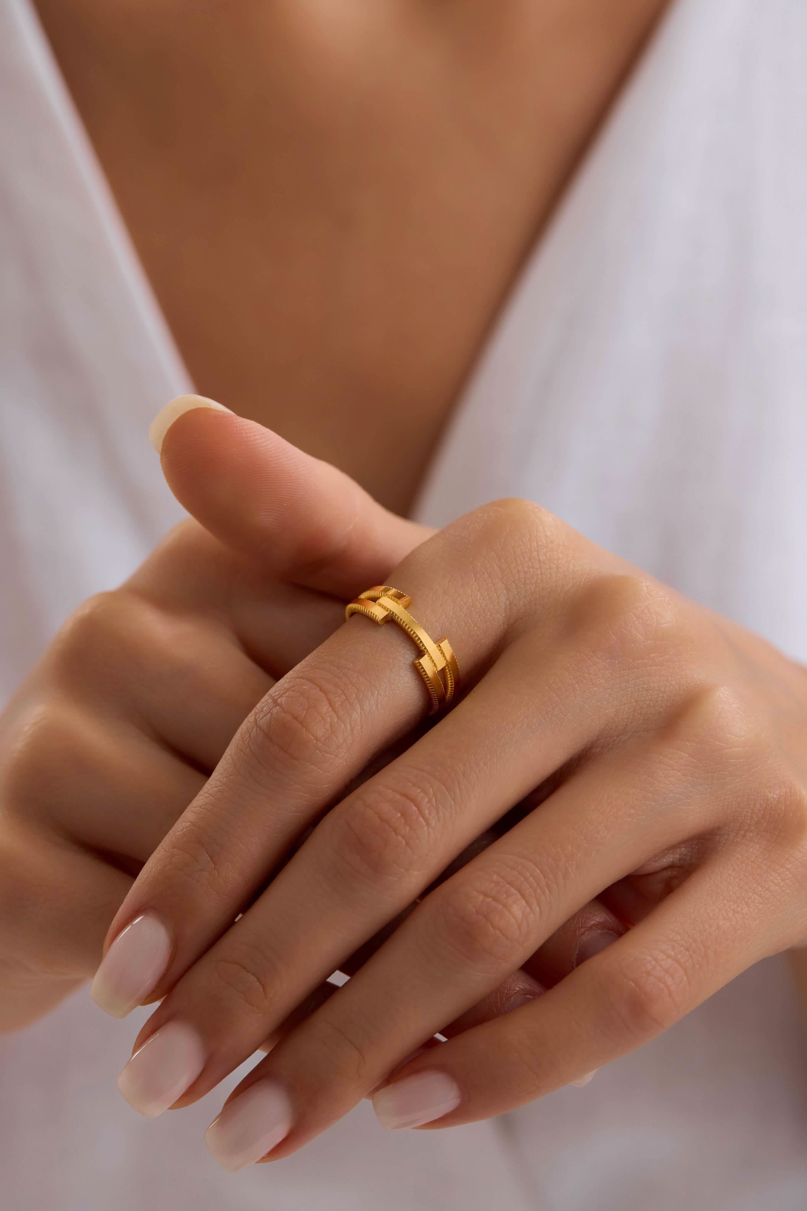 14 Ayar Ajda Altın Yüzük