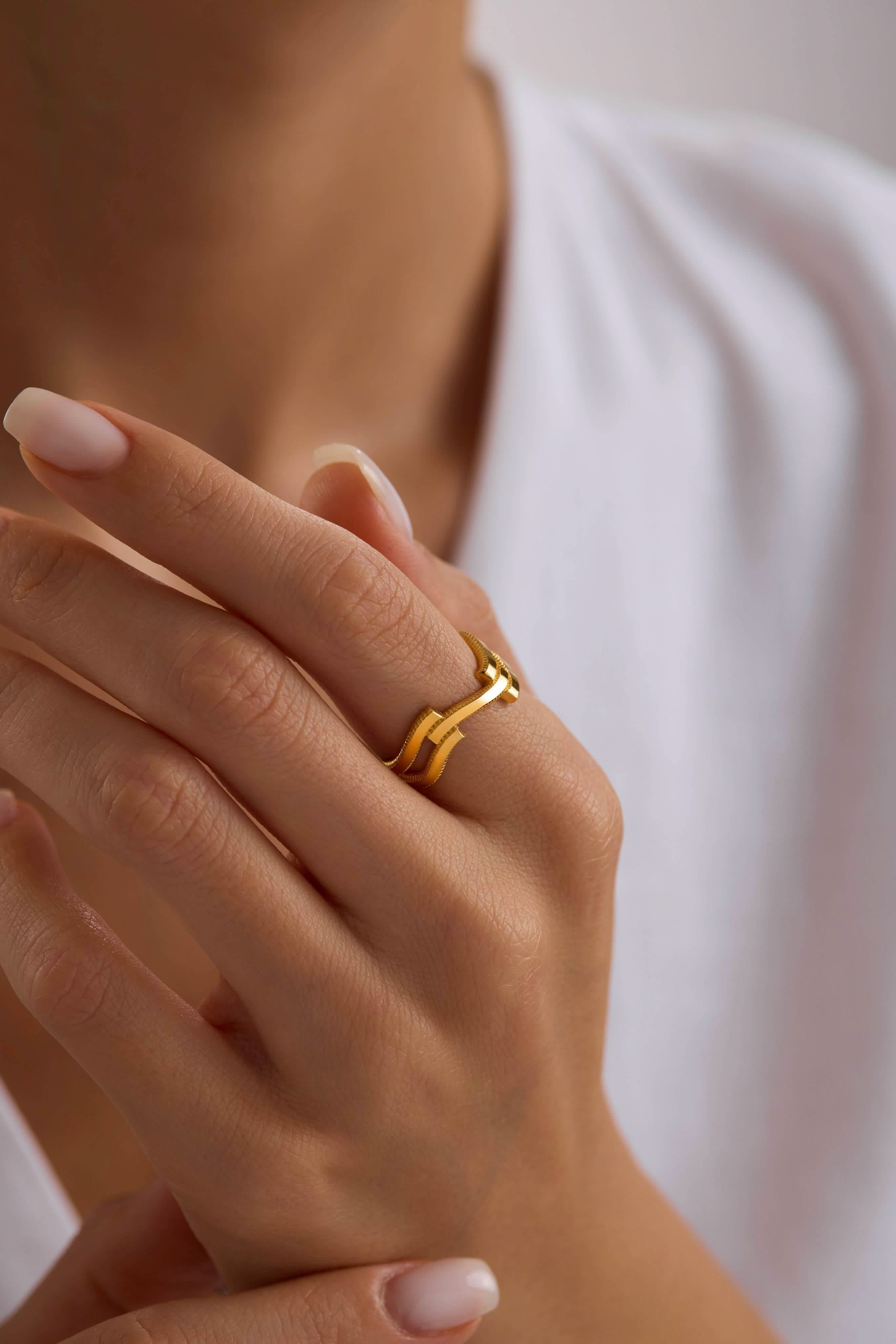 14 Ayar Ajda Altın Yüzük