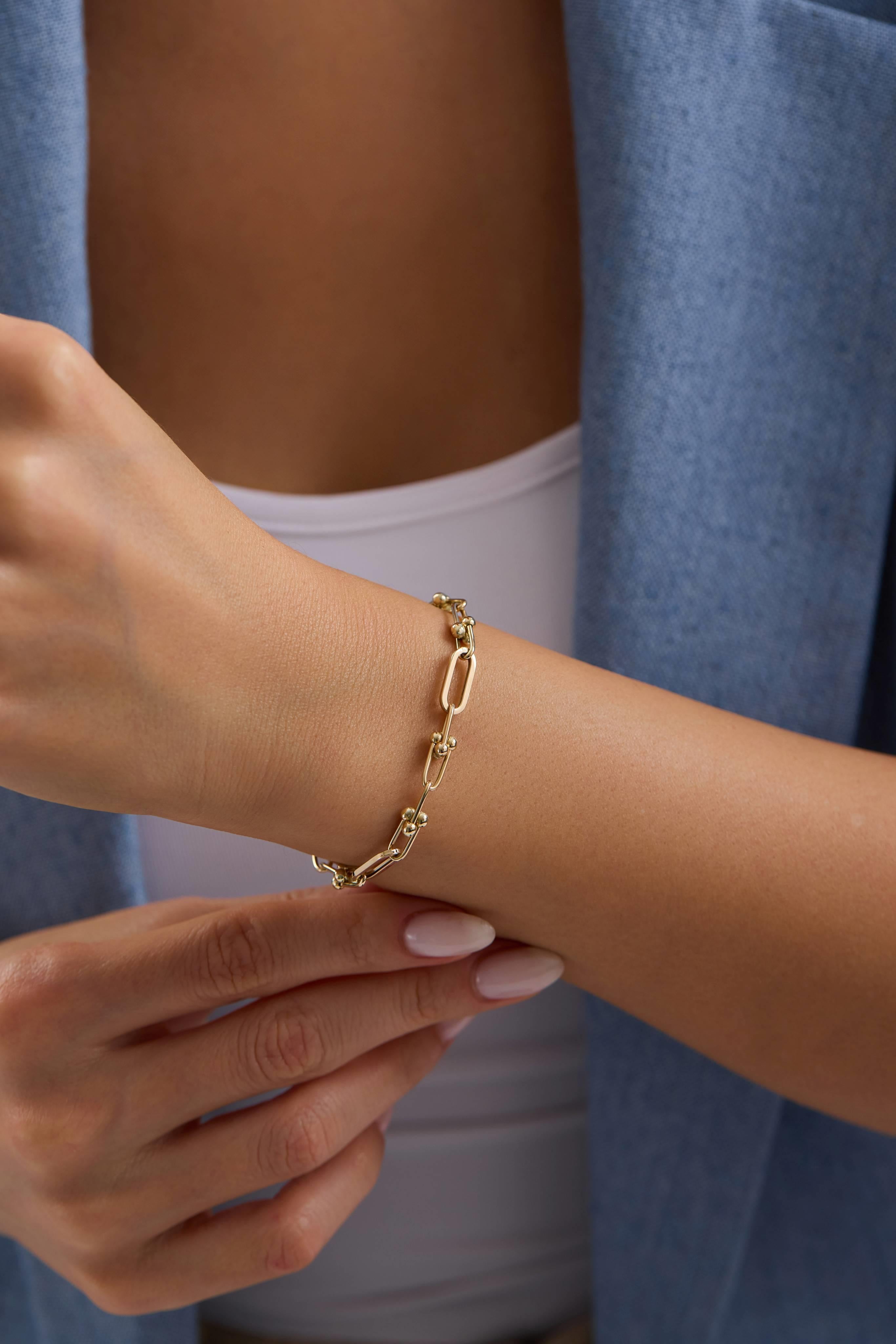 14 Ayar Altın Ataç Bileklik