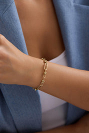 14 Ayar Altın Ataç Bileklik