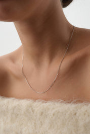 14 Ayar Altın Beyaz Zincir Kolye