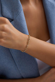 14 Ayar Altın Dorika Bileklik