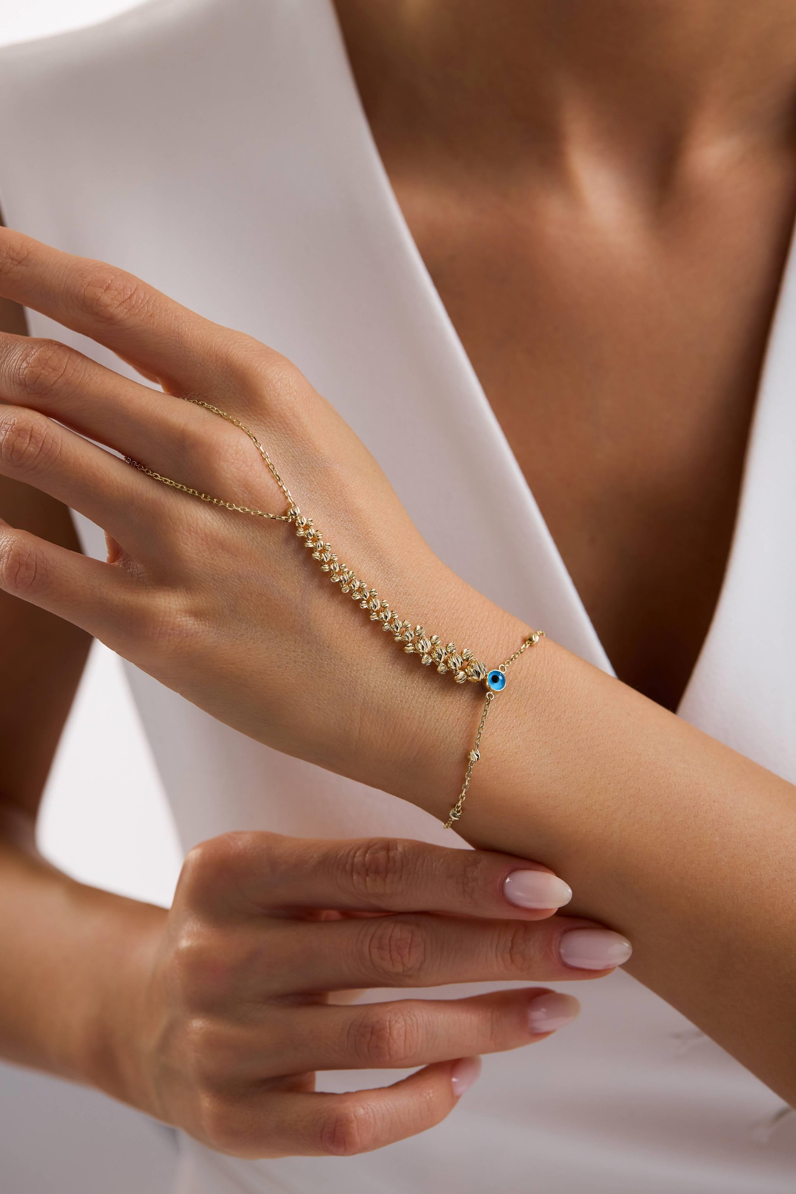 14 Ayar Altın Dorika Nazar Şahmeran