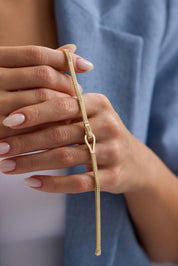 14 Ayar Altın Düğüm Bileklik