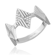 14 Ayar Altın Geometrik Yüzük