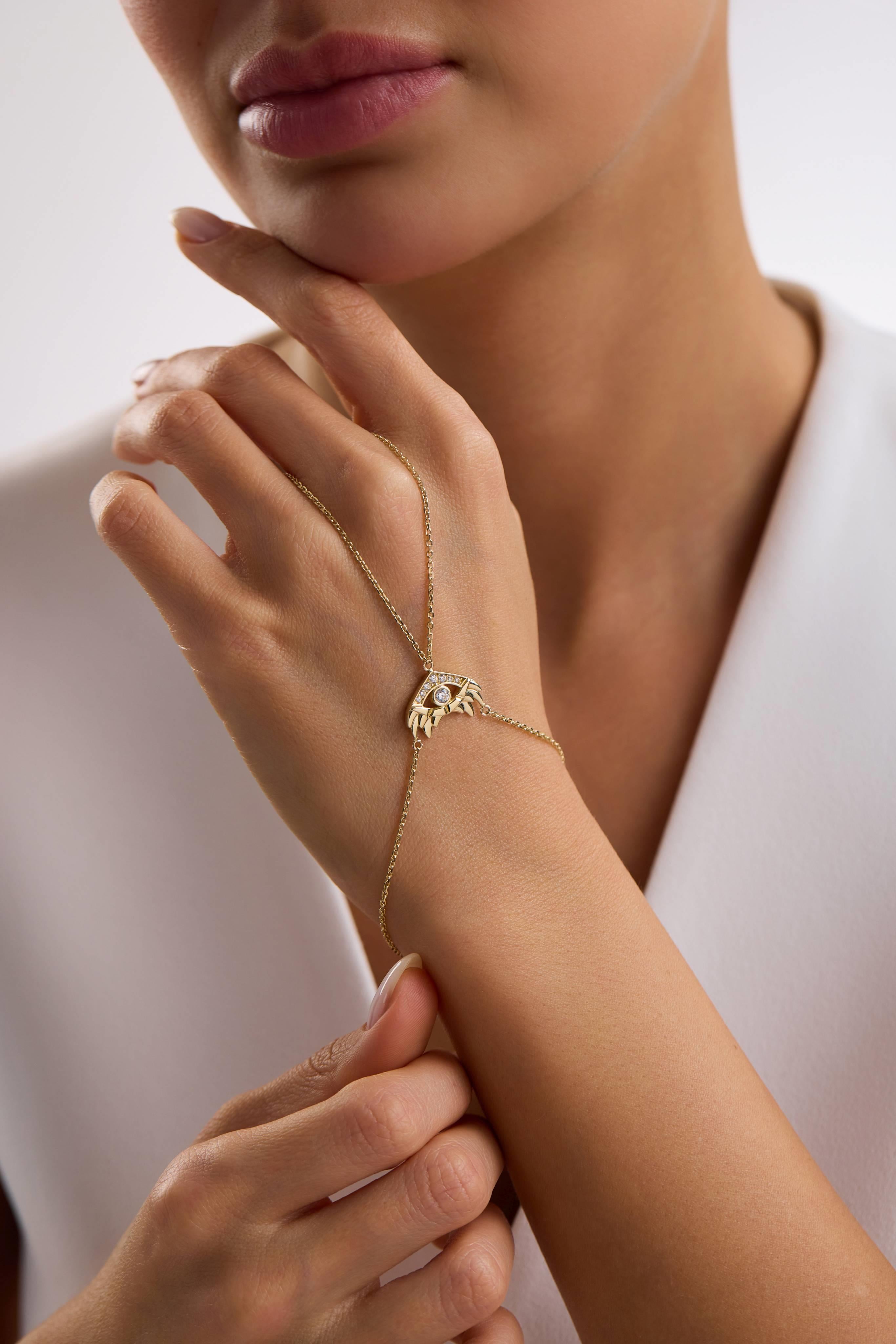 14 Ayar Altın Göz Şahmeran