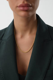 14 Ayar Altın Halat Zincir Kolye