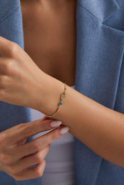 14 Ayar Altın Hamsa Nazar Bileklik