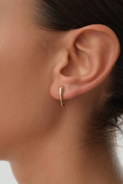 14 Ayar Altın J Küpe