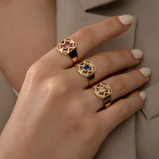 14 Ayar Altın Maria Yüzük