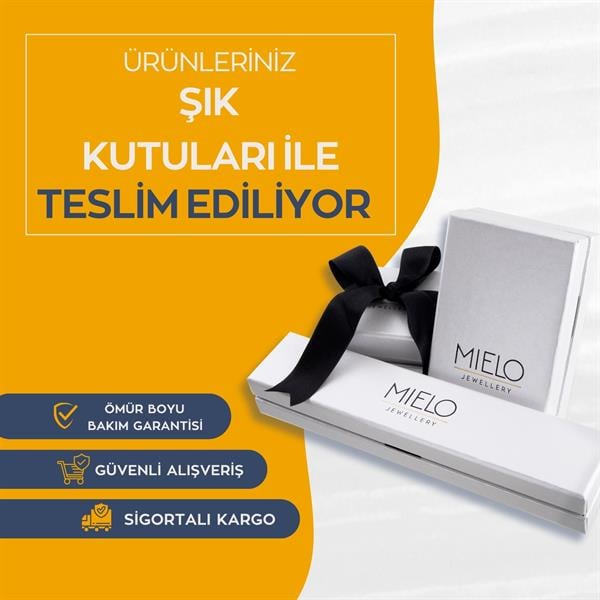 14 Ayar Altın Mineli Kelebek Charm