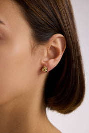 14 Ayar Altın Sarmaşık Küpe