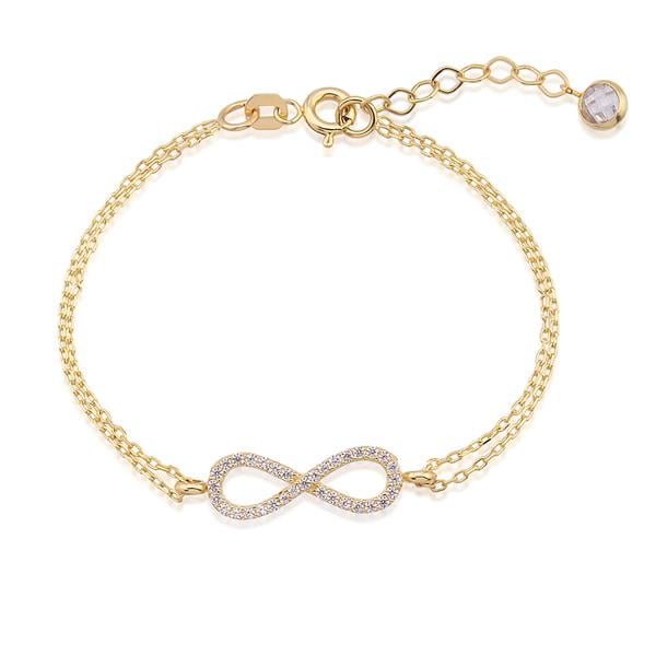 14 Ayar Altın Sonsuzluk Bileklik