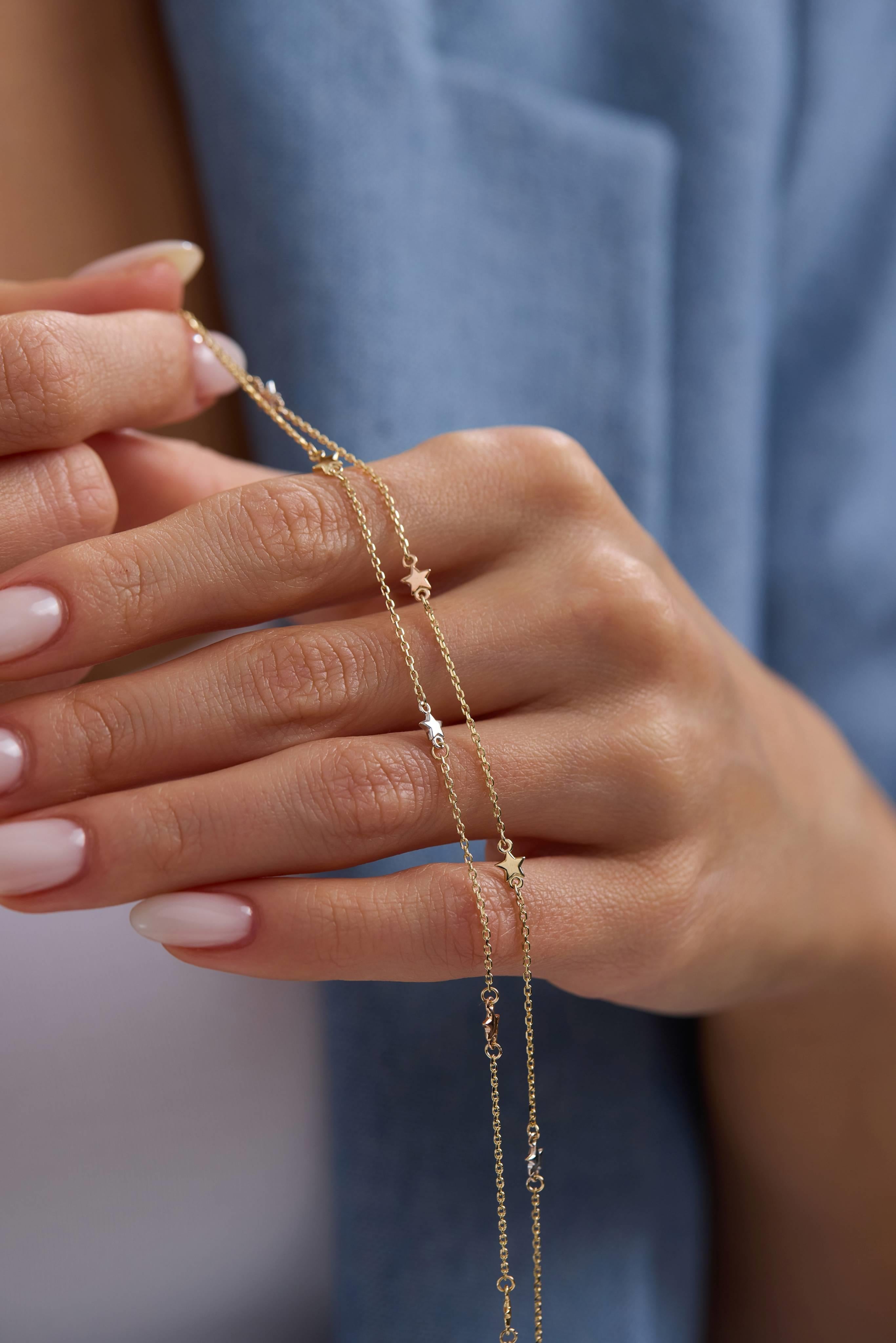 14 Ayar Altın Top Bileklik