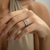 14 Ayar Altın Yaprak Yüzük