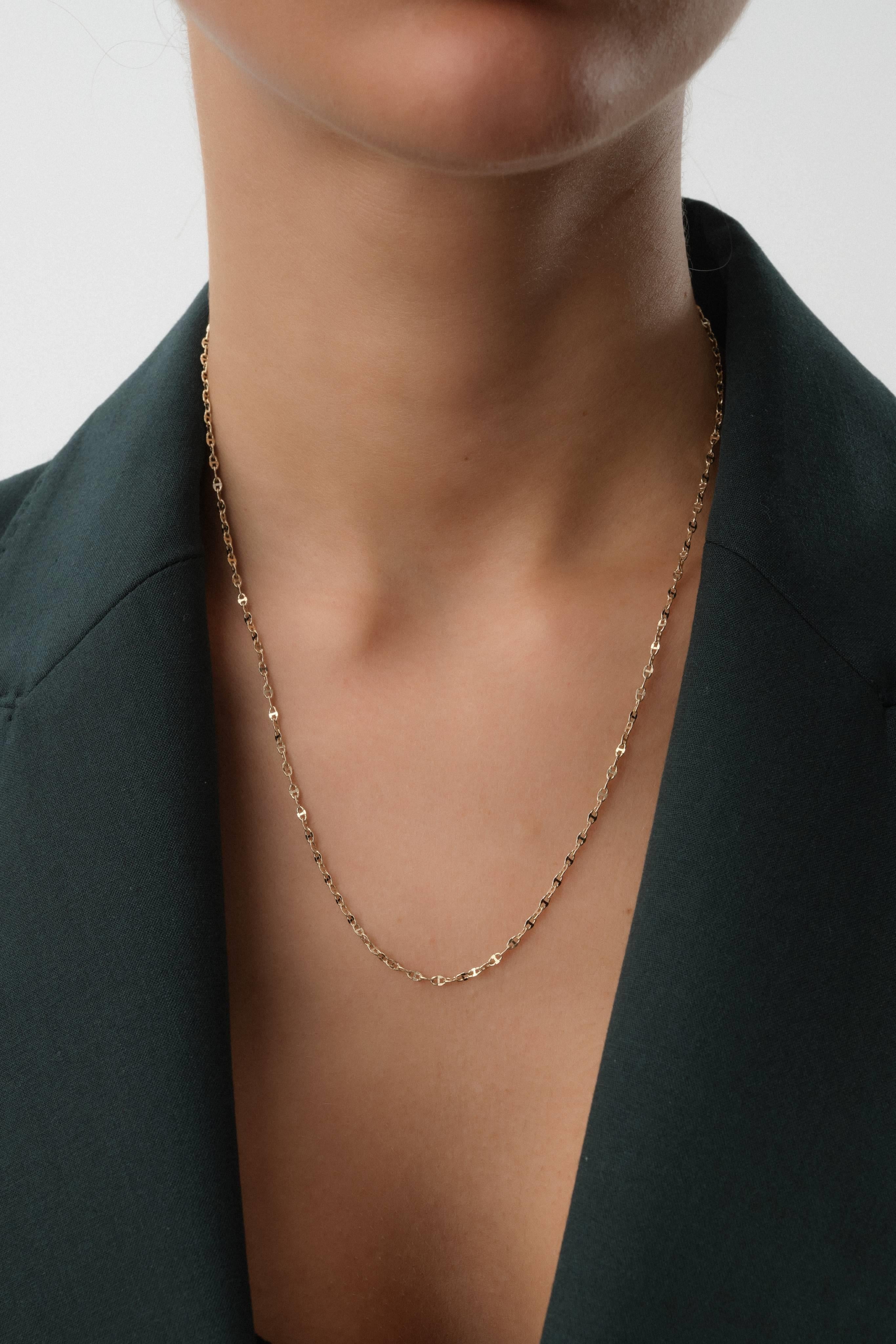 14 Ayar Altın Zincir Kolye