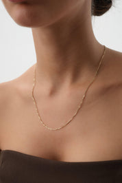 14 Ayar Altın Zincir Kolye