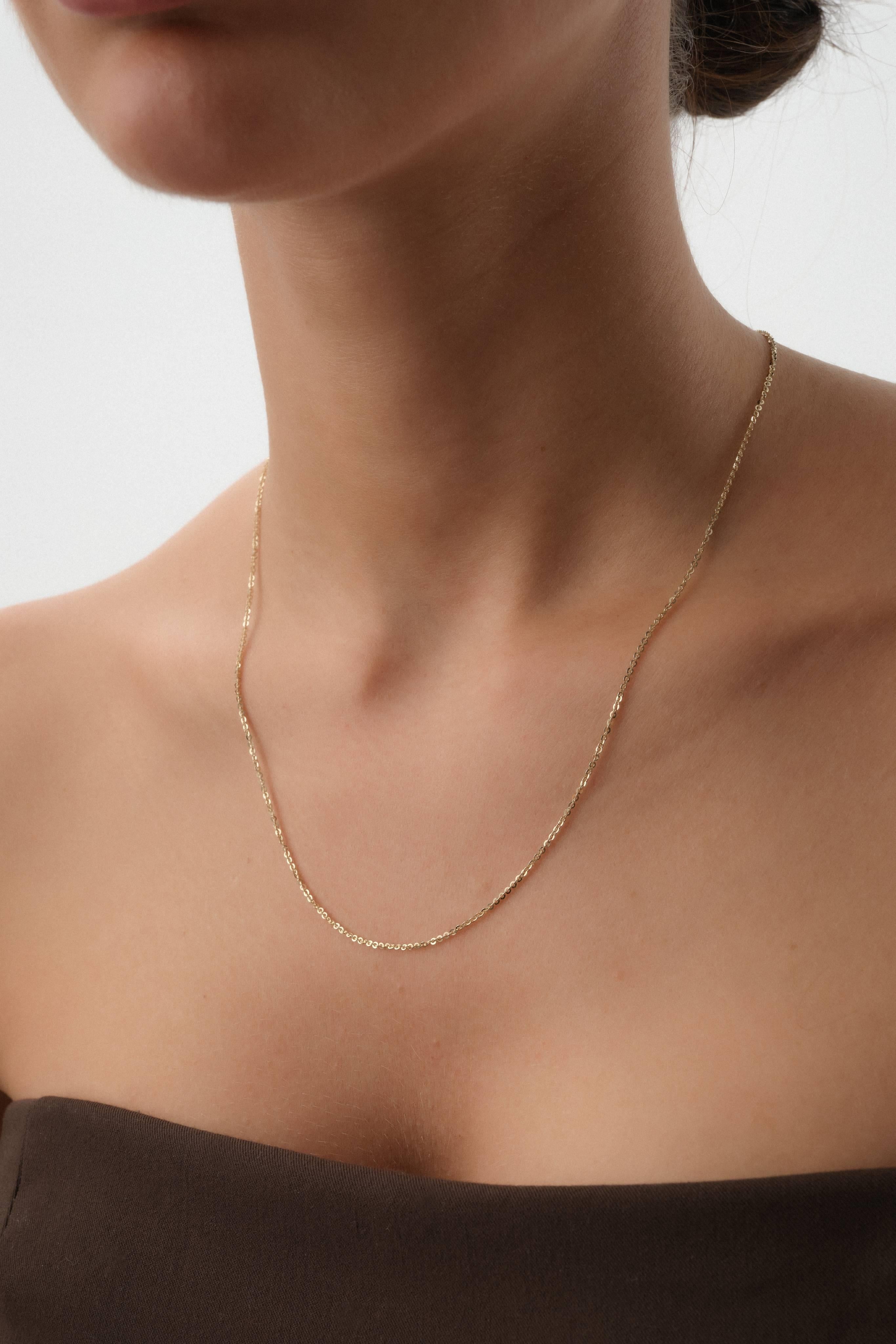 14 Ayar Altın Zincir Kolye