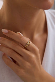 14 Ayar Aşk Düğümü Altın Yüzük