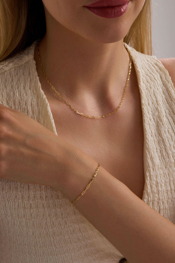 14 Ayar Ataç Altın Bileklik (2.17 mm)