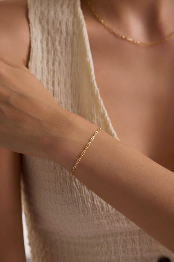 14 Ayar Ataç Altın Bileklik (2.17 mm)