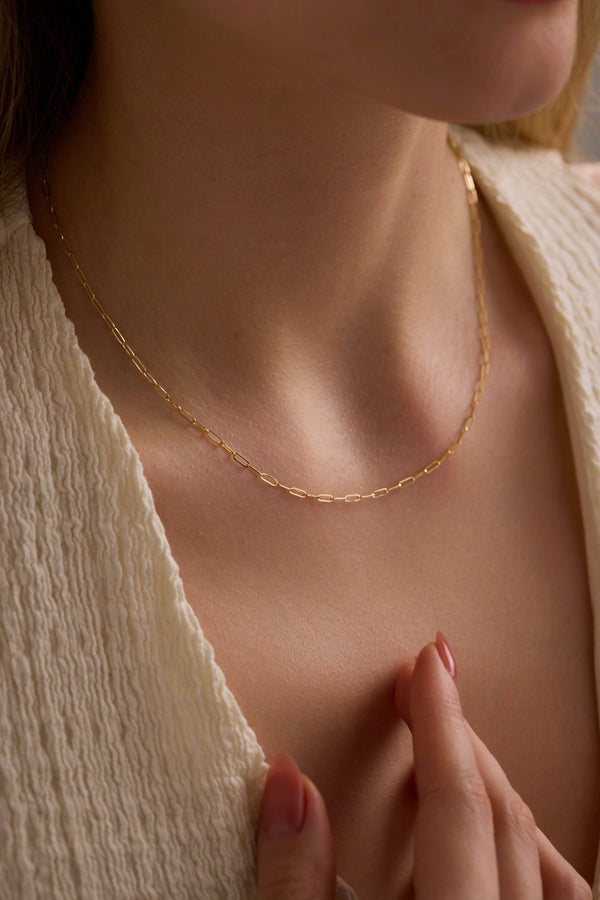 14 Ayar Ataç Altın Zincir Kolye (1.95 mm)