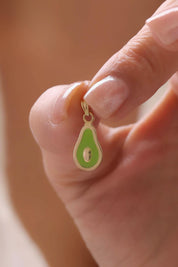 14 Ayar Avakado Altın Kolye Ucu
