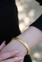 14 Ayar Başak Altın Bileklik