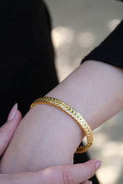 14 Ayar Başak Altın Bileklik