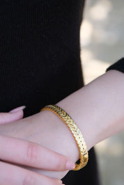 14 Ayar Başak Altın Bileklik