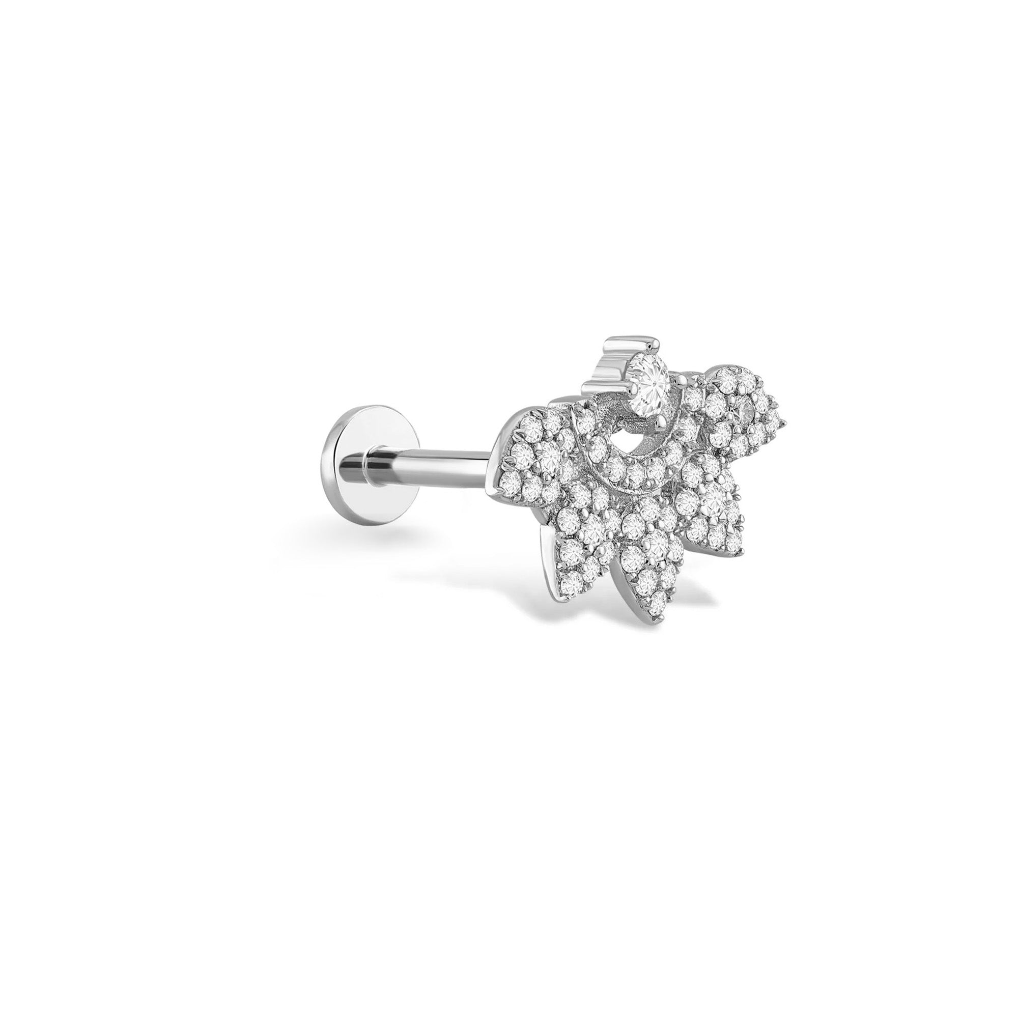 Fan Pırlanta Piercing