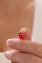 14 Ayar Çilek Altın Kolye Ucu