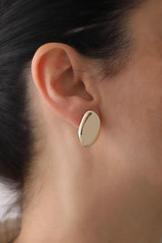 14 Ayar Damla Altın Küpe