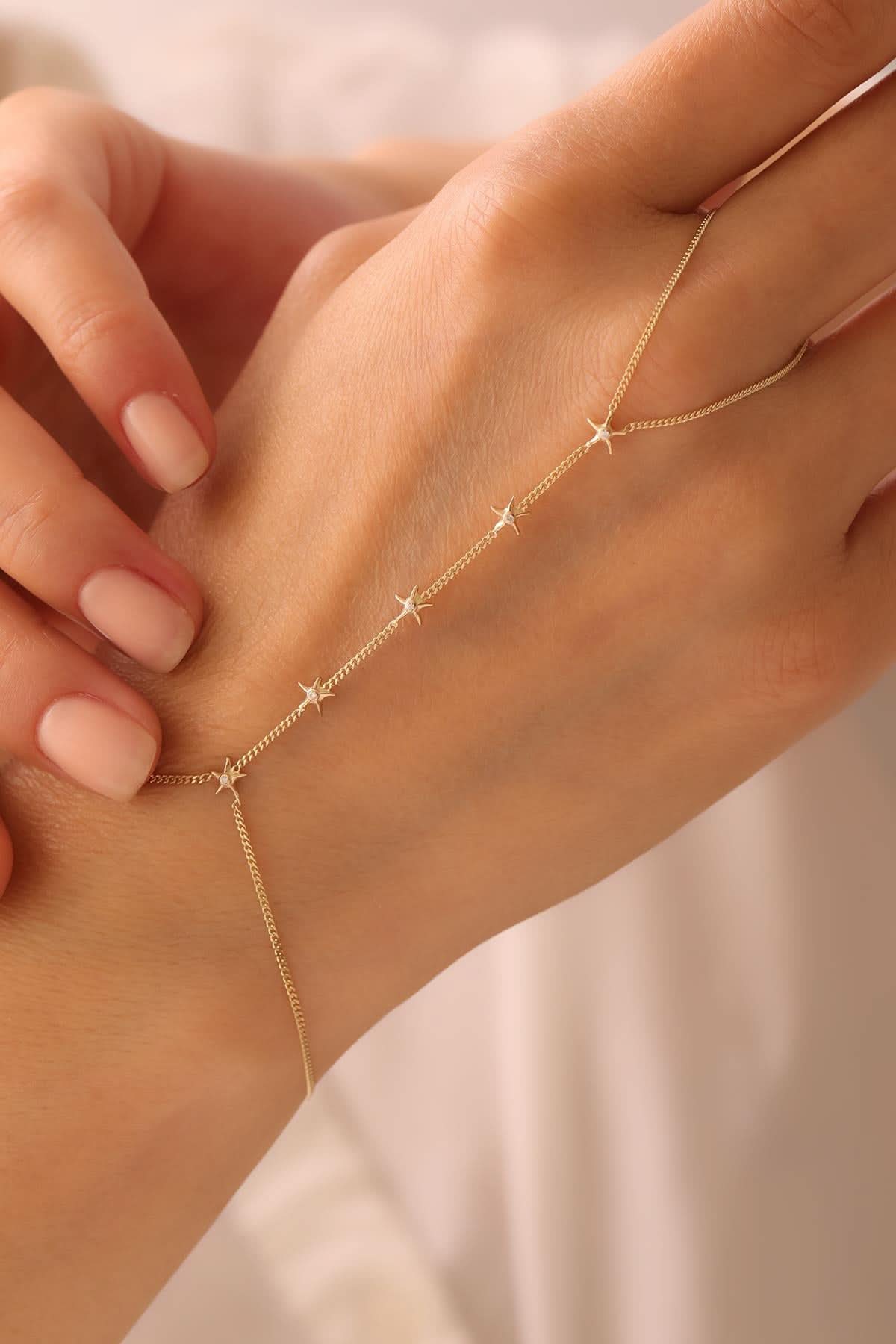 14 Ayar Deniz Yıldızı Altın Şahmeran