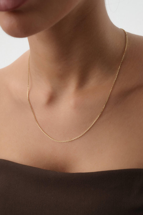 14 Ayar Doç Altın Zincir Kolye