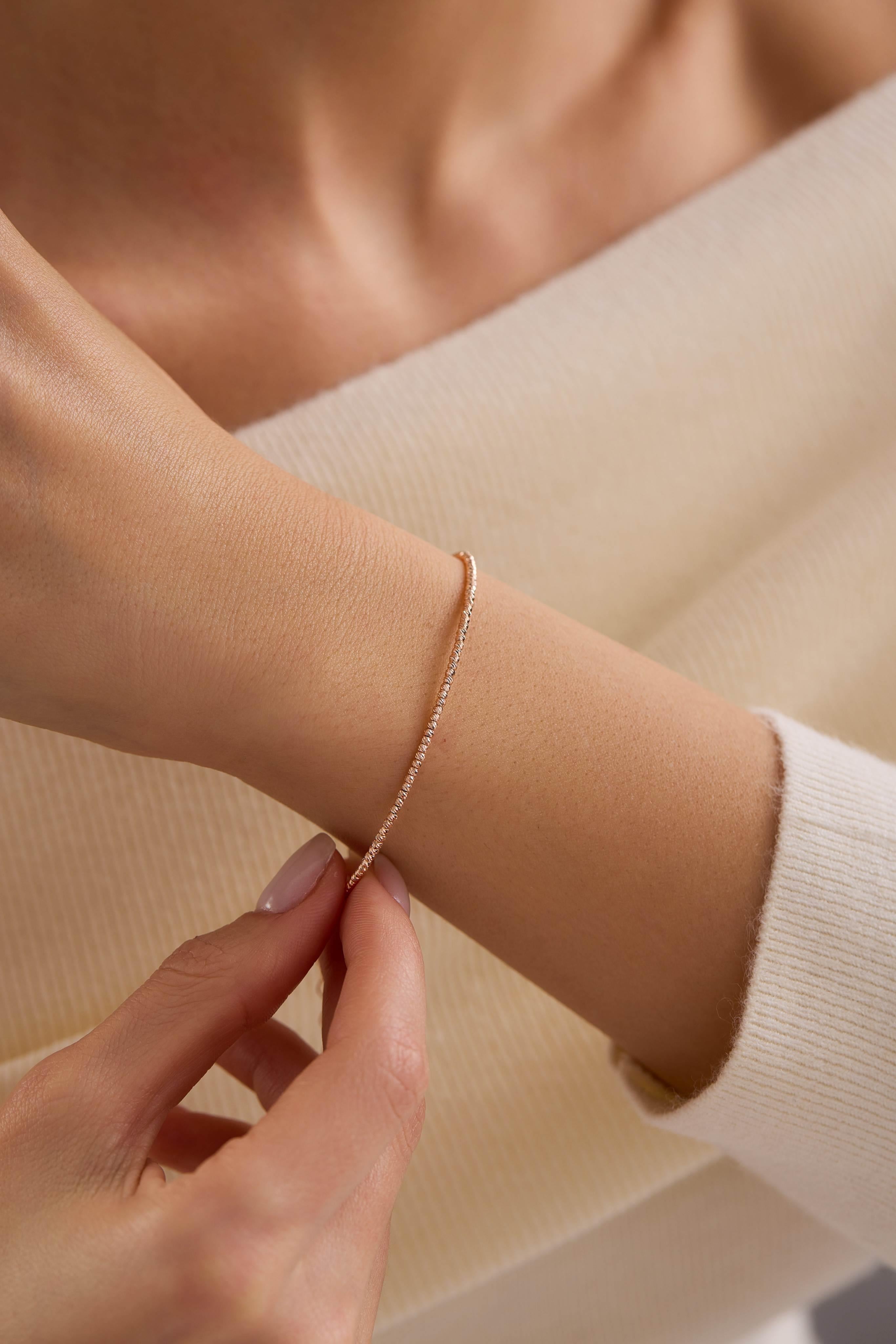 14 Ayar Dorika Altın Kelepçe (Tüm Renkler)