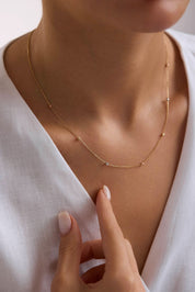 14 Ayar Dorika Altın Kolye