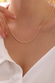 14 Ayar Dorika Altın Kolye