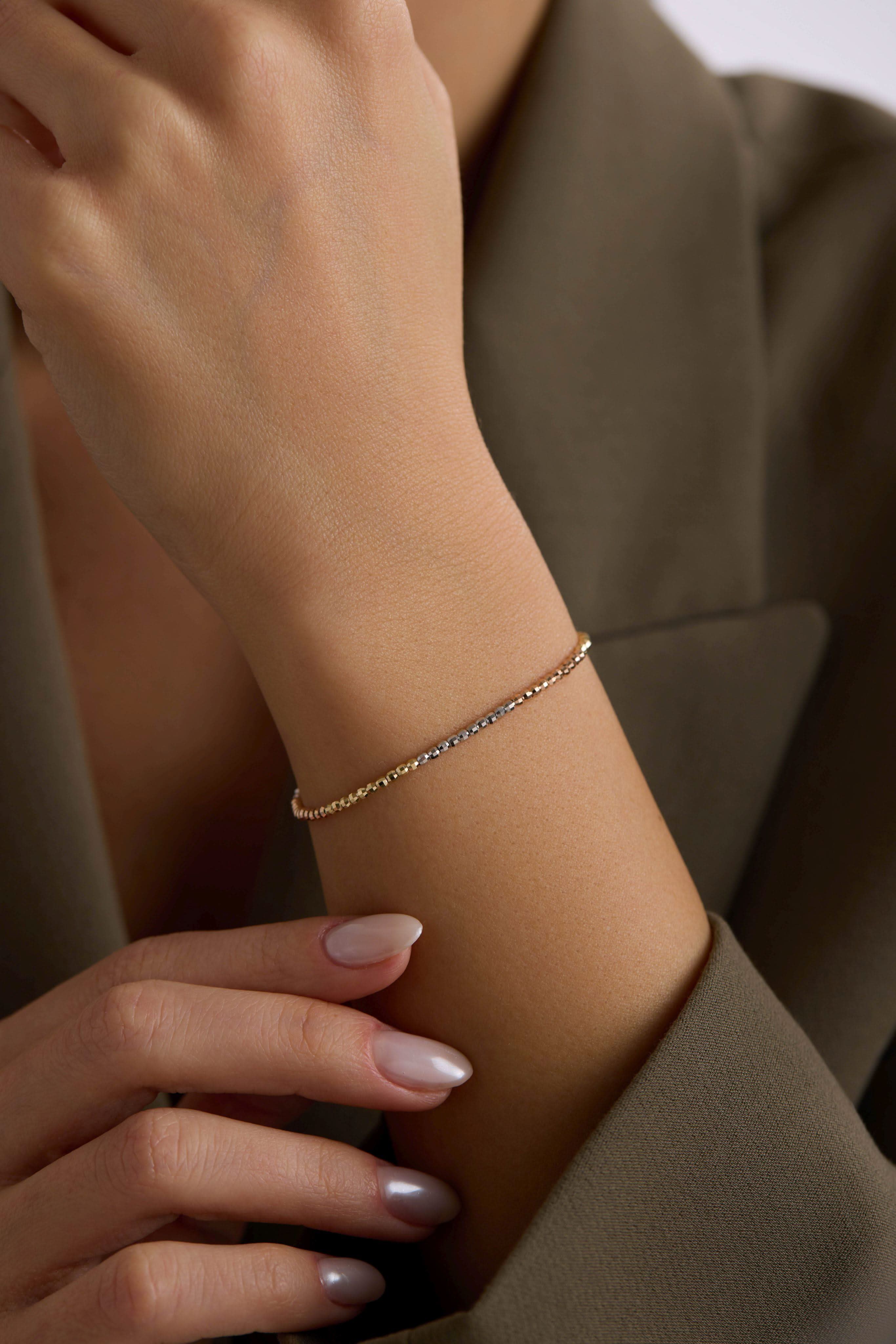 14 Ayar Dorikalı Altın Bileklik