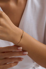 14 Ayar Dorikalı Altın Bileklik