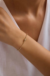 14 Ayar Dorikalı Altın Bileklik