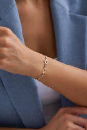 14 Ayar Dorikalı Altın Bileklik