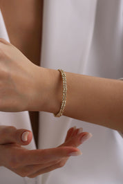 14 Ayar Dorikalı Kelepçe Altın Bilezik