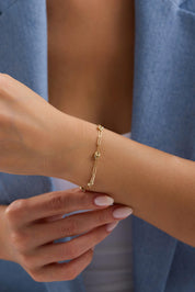 14 Ayar Düğüm Altın Bileklik