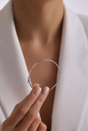 14 Ayar Düz Kelepçe Altın Bilezik