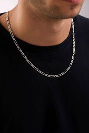 14 Ayar Figaro Beyaz Zincir Erkek Altın Kolye